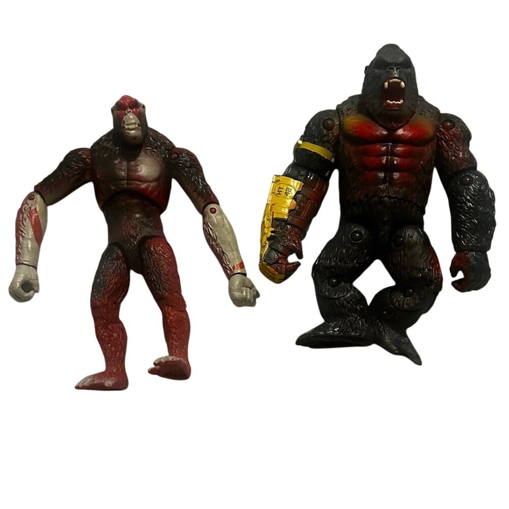 Playmates Legendary Kong Ape Gorilla Action Figure Lot Monster Verse Godzilla
